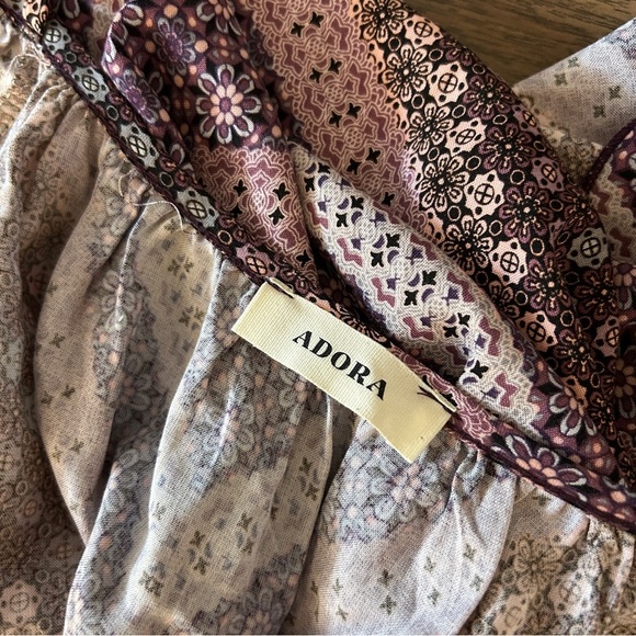 🌟Adora cold shoulder bohemian Top S - Picture 6 of 12